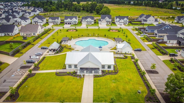 856 Whitney Shoals Rd, Evans, GA 30809 - aerial perspective of suburban area with a pool area