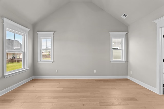 856 Whitney Shoals Rd, Evans, GA 30809 - additional living space featuring plenty of natural light, light wood-style floors, high vaulted ceiling, and baseboards