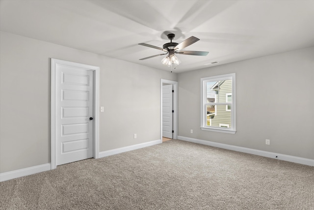 856 Whitney Shoals Rd, Evans, GA 30809 - carpeted empty room featuring a ceiling fan and baseboards