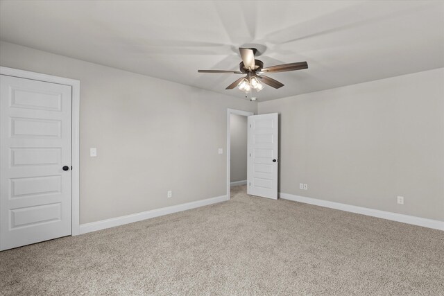 856 Whitney Shoals Rd, Evans, GA 30809 - spare room with a ceiling fan, carpet flooring, and baseboards