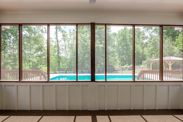 473 Sugarcreek Dr, Grovetown, GA 30813 - unfurnished sunroom with healthy amount of natural light