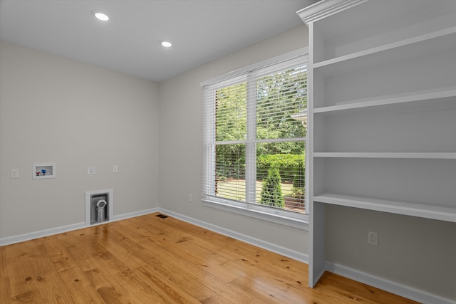 473 Sugarcreek Dr, Grovetown, GA 30813 - unfurnished room with plenty of natural light, baseboards, light wood finished floors, and recessed lighting