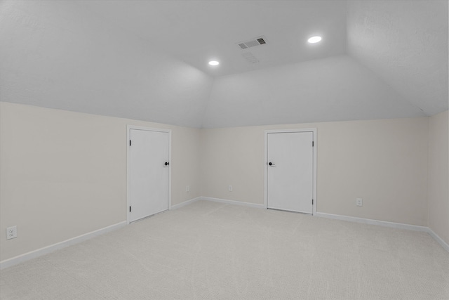 473 Sugarcreek Dr, Grovetown, GA 30813 - bonus room featuring lofted ceiling, baseboards, light carpet, and recessed lighting