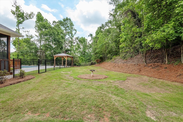 473 Sugarcreek Dr, Grovetown, GA 30813 - view of yard featuring a gazebo