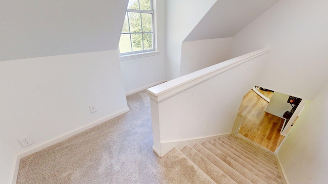 122 Ehrlich Farm Rd, Swainsboro, GA 30401 - stairway with carpet and baseboards