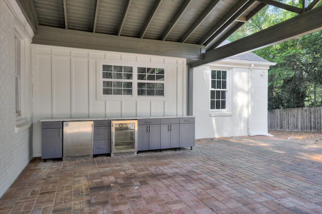 2911 Lombardy Ct, Augusta, GA 30909 - view of patio featuring beverage cooler
