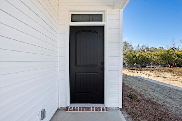 view of entrance to property