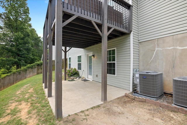 3933 High Chaparral Dr, Martinez, GA 30907 - view of patio with central AC
