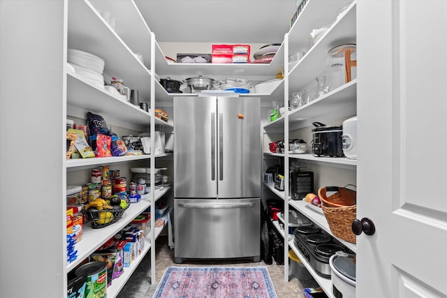 view of pantry