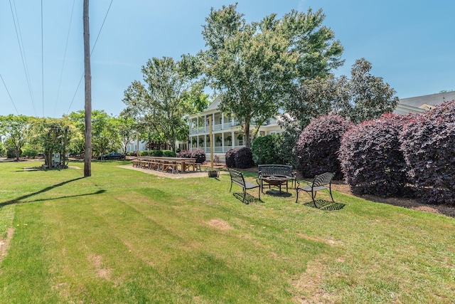 450 Railroad Ave Unit 4B, North Augusta, SC 29841 - view of yard with a fire pit