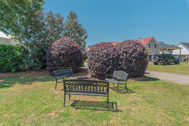 450 Railroad Ave Unit 4B, North Augusta, SC 29841 - view of yard featuring a fire pit