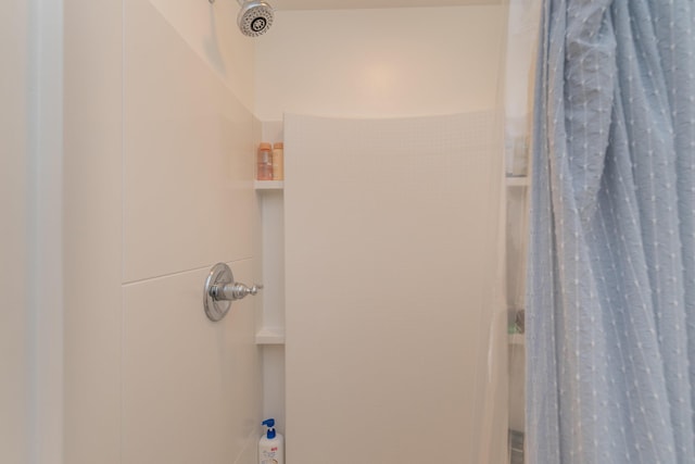450 Railroad Ave Unit 4B, North Augusta, SC 29841 - bathroom with a shower with shower curtain