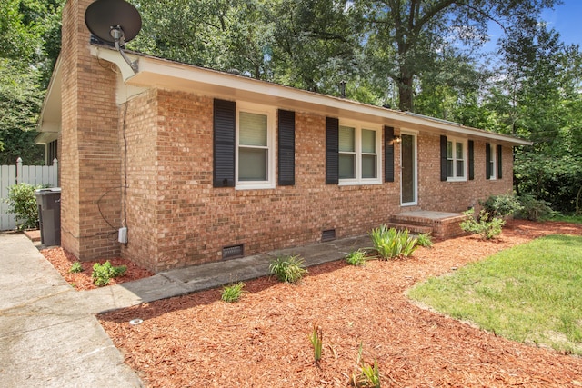 view of ranch-style home