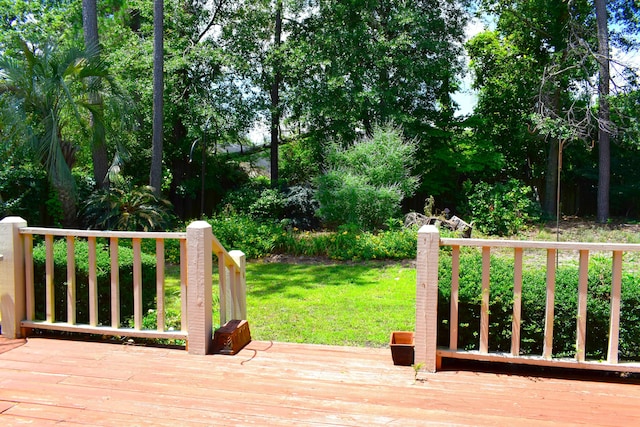 3018 Hillcreek Dr, Augusta, GA 30909 - deck with a lawn
