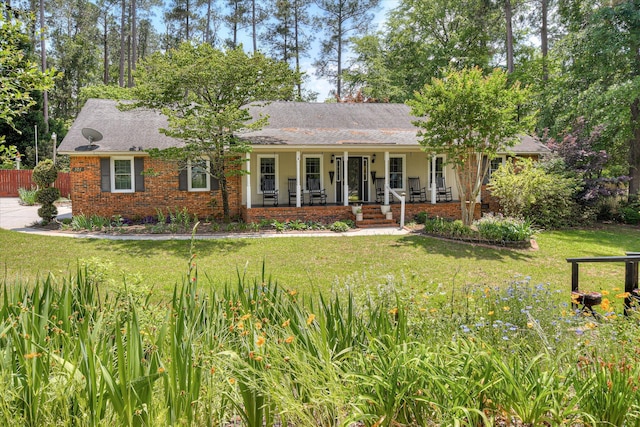 101 Hartwell Dr, Aiken, SC 29803 - single story home with a porch, brick siding, and a shingled roof