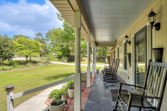 101 Hartwell Dr, Aiken, SC 29803 - view of patio / terrace with covered porch
