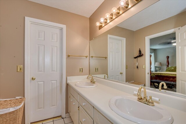 101 Hartwell Dr, Aiken, SC 29803 - ensuite bathroom featuring tile patterned floors and double vanity