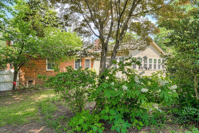 101 Hartwell Dr, Aiken, SC 29803 - view of side of property featuring brick siding and fence