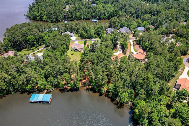 136 Lake Ridge Dr, Mccormick, SC 29835 - aerial view of property and surrounding area with a large body of water