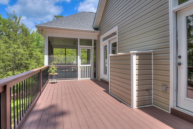136 Lake Ridge Dr, Mccormick, SC 29835 - deck featuring a sunroom