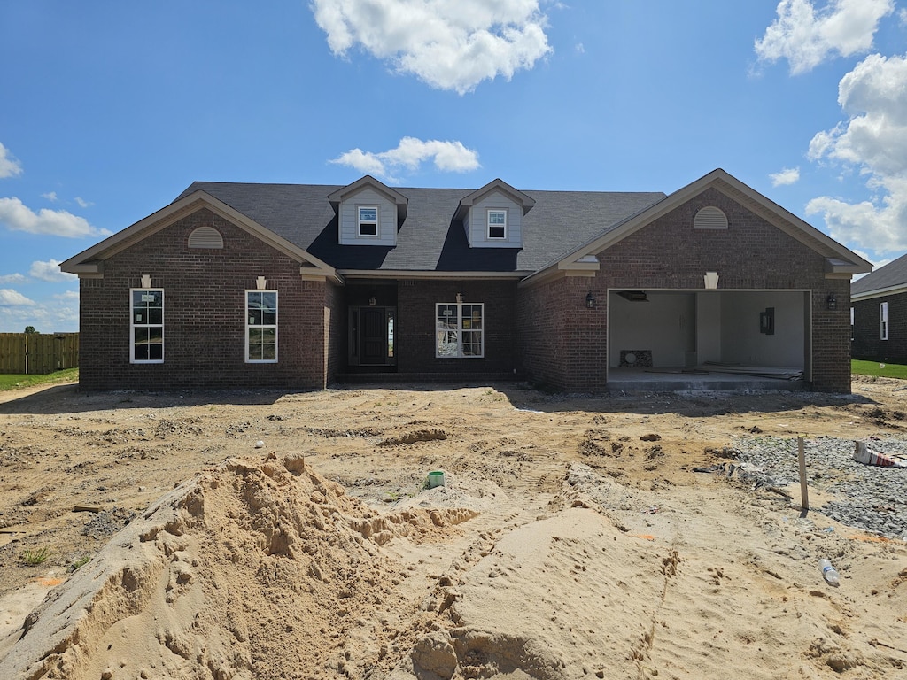 3359 Stockport Dr, Hephzibah, GA 30815 - view of front facade with brick siding and a garage