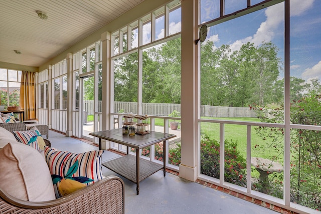 492 Knob Hill Ct, Evans, GA 30809 - sunroom featuring healthy amount of natural light and view of wooded area
