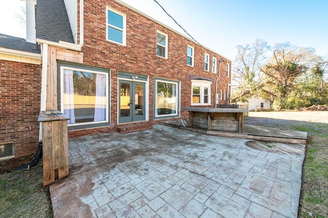 view of patio / terrace featuring exterior bar