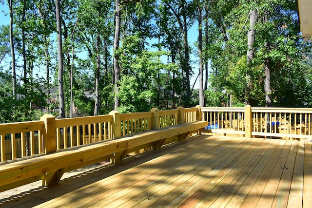 4154 Bent Tree Ln, Martinez, GA 30907 - wooden deck featuring view of scattered trees