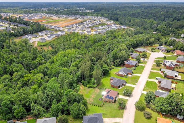 841 High Green Ct, Grovetown, GA 30813 - aerial view of residential area featuring a heavily wooded area
