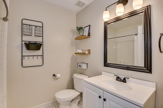 841 High Green Ct, Grovetown, GA 30813 - full bathroom featuring vanity, curtained shower, and tile patterned flooring