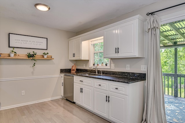 841 High Green Ct, Grovetown, GA 30813 - kitchen featuring dishwasher, plenty of natural light, and white cabinets