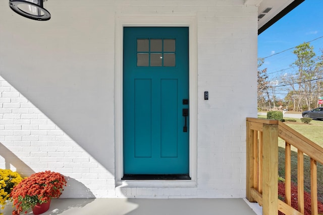 view of entrance to property