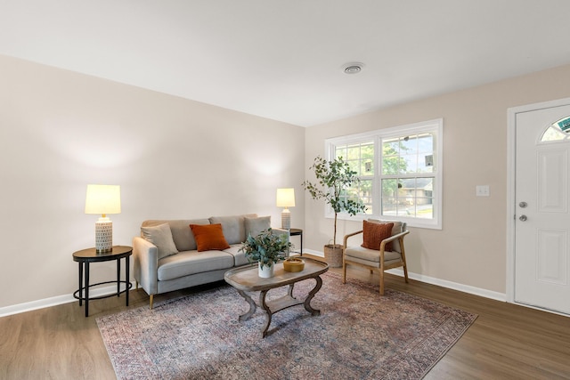 2512 Drayton Dr, Augusta, GA 30906 - living room featuring wood finished floors and baseboards
