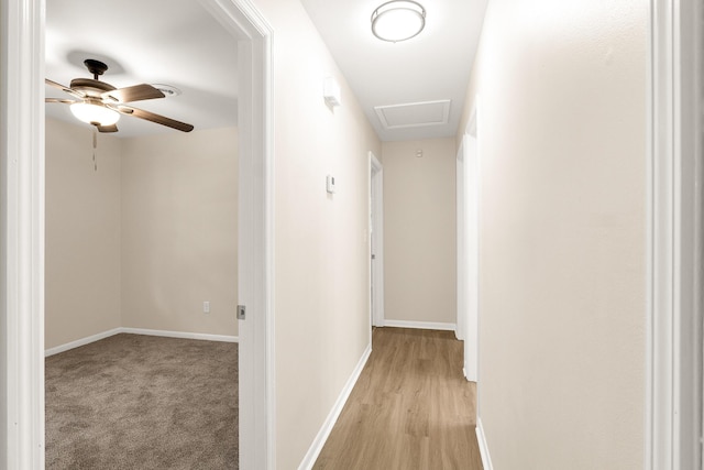 2512 Drayton Dr, Augusta, GA 30906 - hallway featuring baseboards and light wood-style flooring