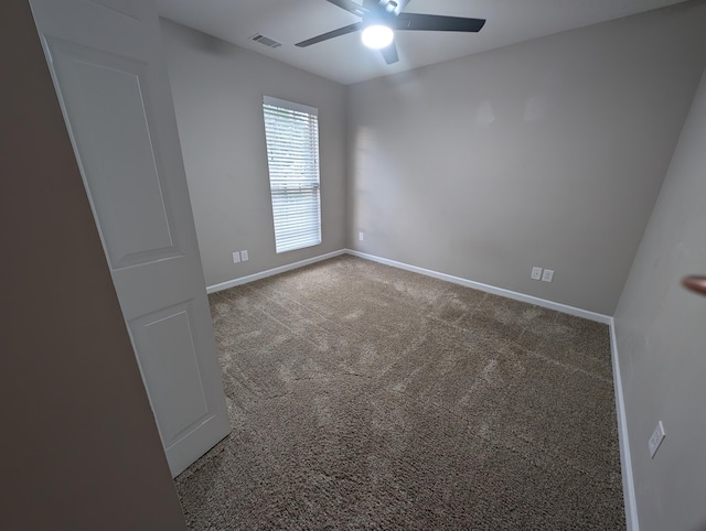 4331 Big Dipper Cir, Hephzibah, GA 30815 - carpeted spare room featuring ceiling fan and baseboards