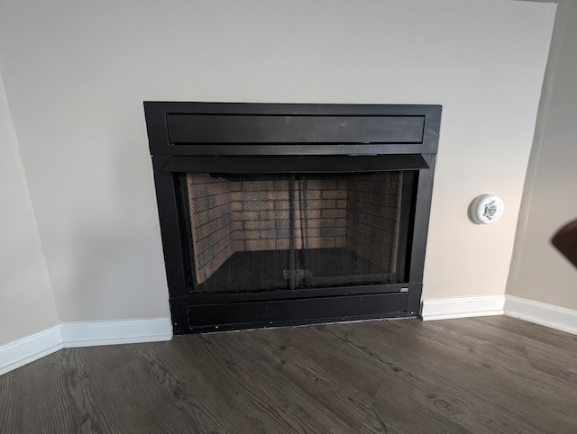 4331 Big Dipper Cir, Hephzibah, GA 30815 - detailed view of a fireplace and wood finished floors