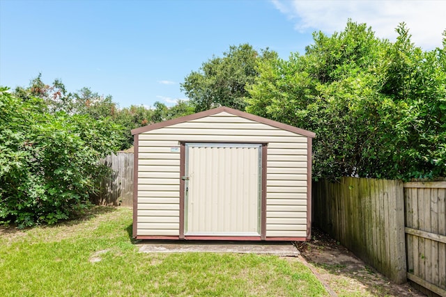 1216 Heard Ave, Augusta, GA 30904 - view of shed featuring a fenced backyard