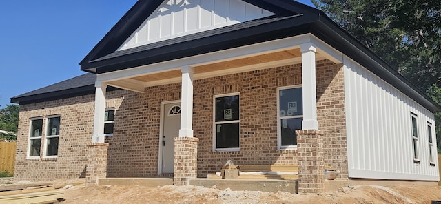 331 2nd Ave, North Augusta, SC 29841 - view of front of house featuring board and batten siding and brick siding