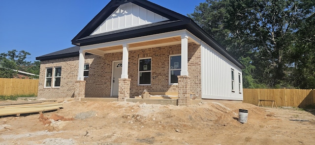 331 2nd Ave, North Augusta, SC 29841 - view of front of home featuring brick siding and board and batten siding