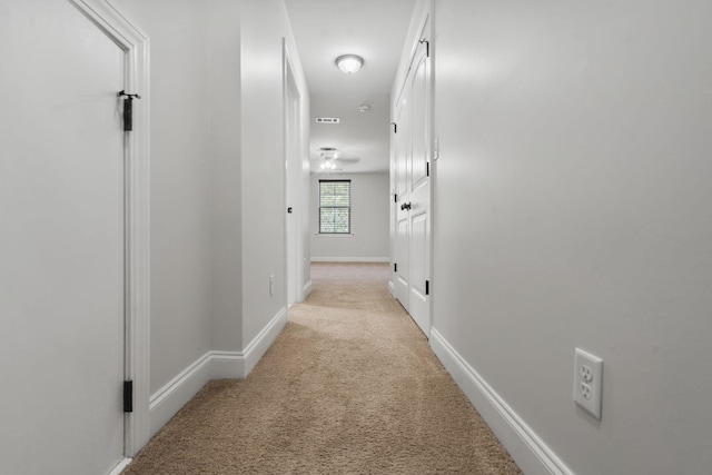 4752 Storey Mill Rd, Hephzibah, GA 30815 - hall featuring light carpet and baseboards