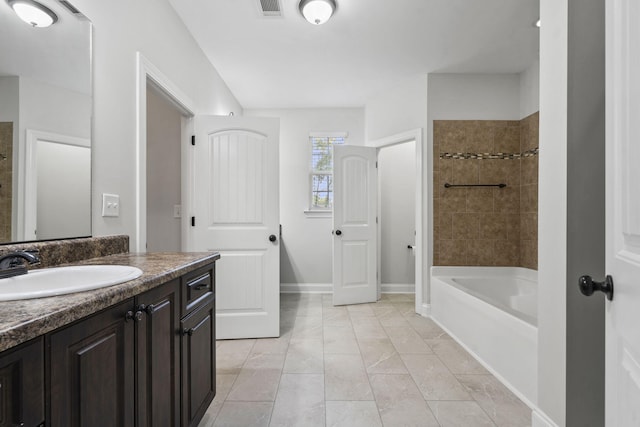 4752 Storey Mill Rd, Hephzibah, GA 30815 - bathroom with vanity and  shower combination