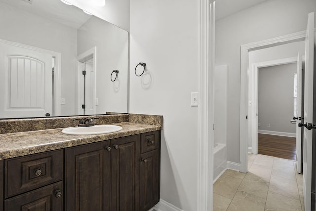 4752 Storey Mill Rd, Hephzibah, GA 30815 - bathroom featuring vanity and a tub to relax in