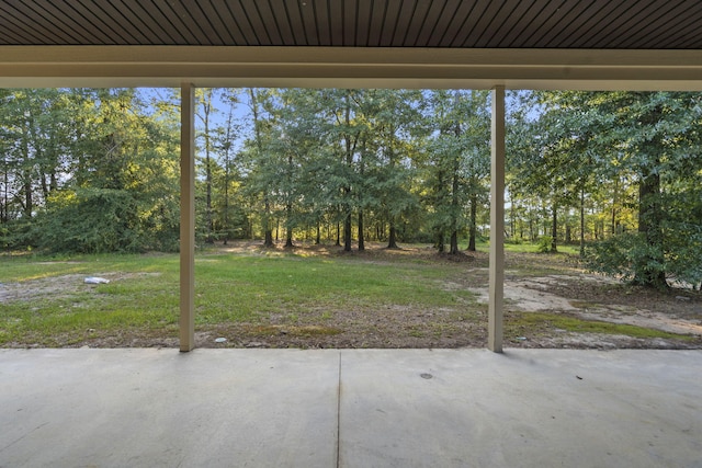 4752 Storey Mill Rd, Hephzibah, GA 30815 - view of patio / terrace with view of scattered trees