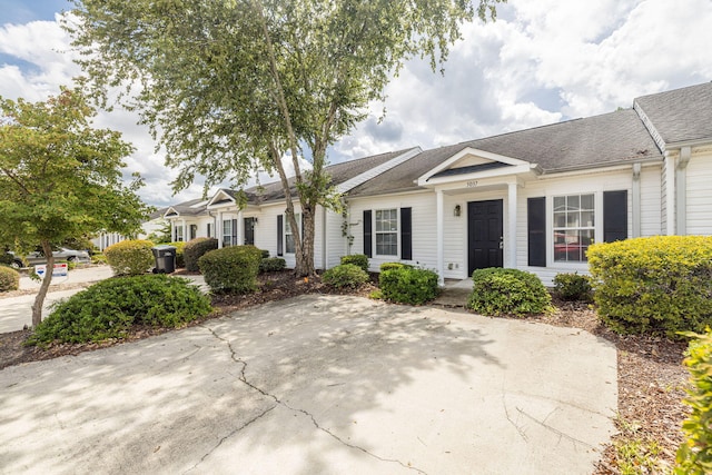 view of ranch-style home