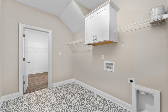 5921 Big Pond Trl, Grovetown, GA 30813 - washroom with electric dryer hookup, washer hookup, and cabinet space