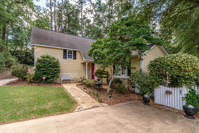 1300 Concord Ave, North Augusta, SC 29841 - view of front of house with a shingled roof and a front lawn
