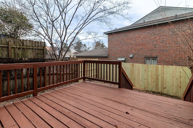 view of deck