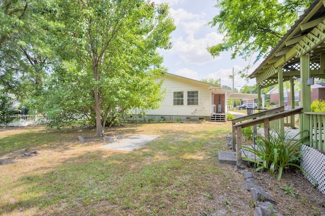2011 Denmark Dr, Augusta, GA 30906 - view of yard with fence