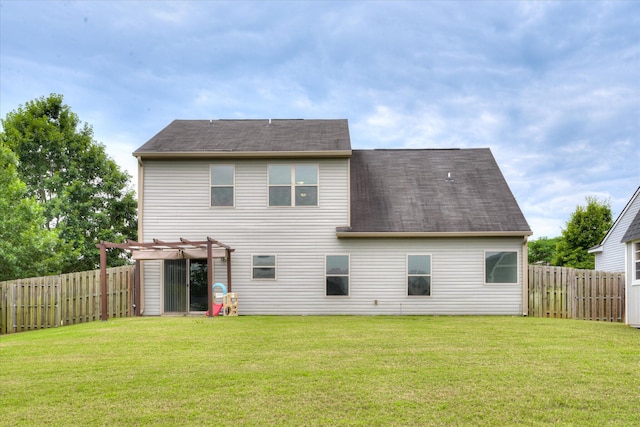 863 Westlawn Dr, Grovetown, GA 30813 - rear view of property with a pergola and roof with shingles