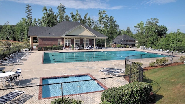 1520 Blair St, Evans, GA 30809 - community pool with a patio area